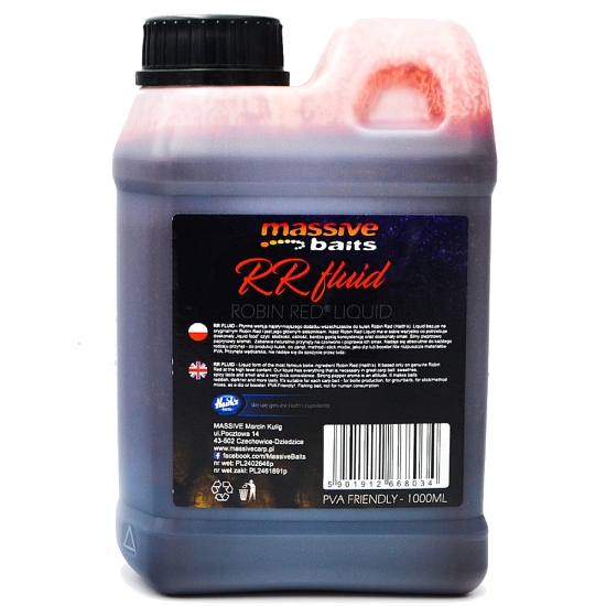 Massive Baits Liquid R.R. Fluid Robin Red