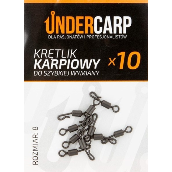UnderCarp Krętlik karpiowy do szybkiej wymiany / 10szt.