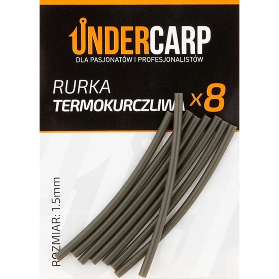 UnderCarp Rurka termokurczliwa zielona 1,5 mm