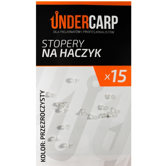 UnderCarp Stopery na haczyk - Przeźroczyste