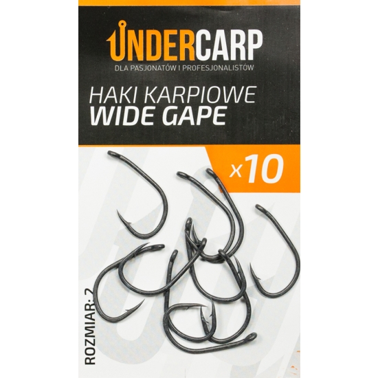 UnderCarp WIDE GAPE - SIZE 4 / 10szt.