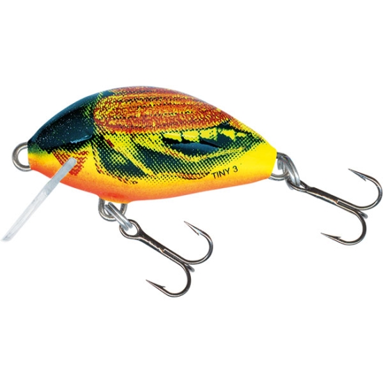 wobler Salmo Tiny 3cm Floating - Hot Cockchafer