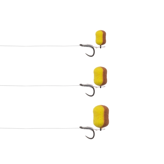 BaitNow Wafters YoLo Yellow Bronze Corase Corn 6-8-10mm