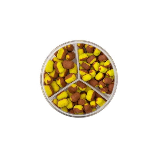 BaitNow Wafters YoLo Yellow Bronze Corase Corn 6-8-10mm
