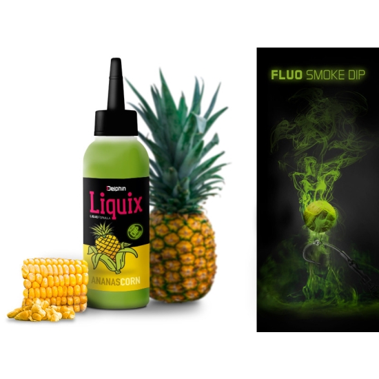 Delphine Fluo dip D SNAX LiquiX /100ml Ananasowo-Kukurydziany