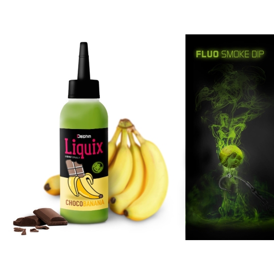Delphin Fluo dip D SNAX LiquiX /100ml Czekoladowo-Bananowy