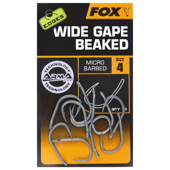 FOX haczyki WIDE GAPE BEAKED 5 / 10 szt.