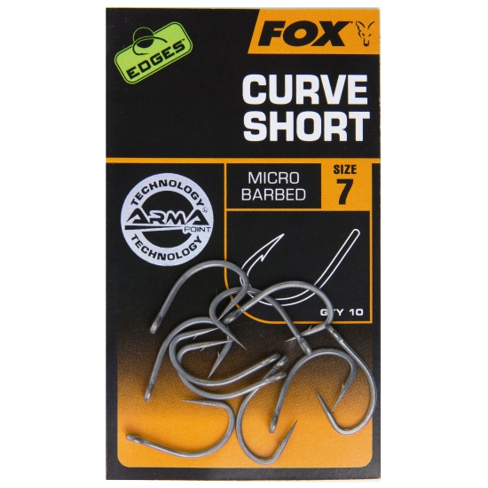 FOX haczyki CURVE SHORT 6 / 10 szt.