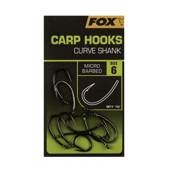 FOX haczyki CURVE SHANK #6 - 10szt