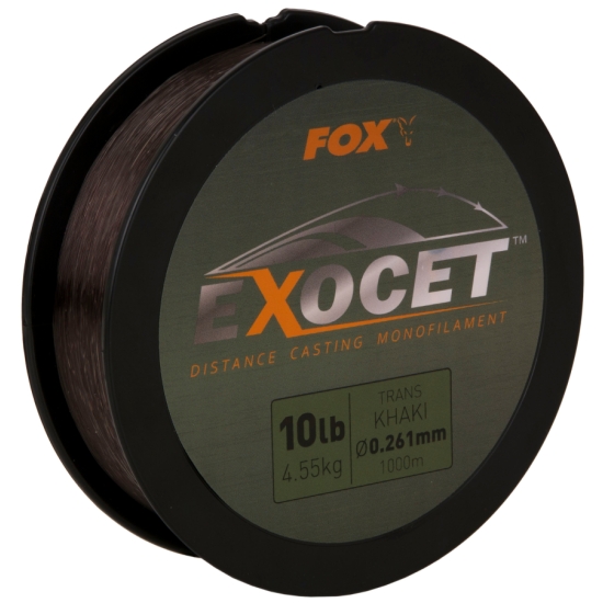 FOX Exocet Mono Trans Khaki 23LBS 0,40mm 1000m