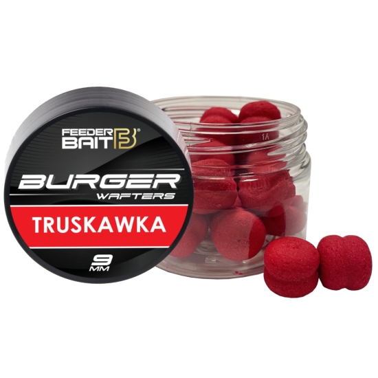 Feeder Bait Burger Wafters - Truskawka