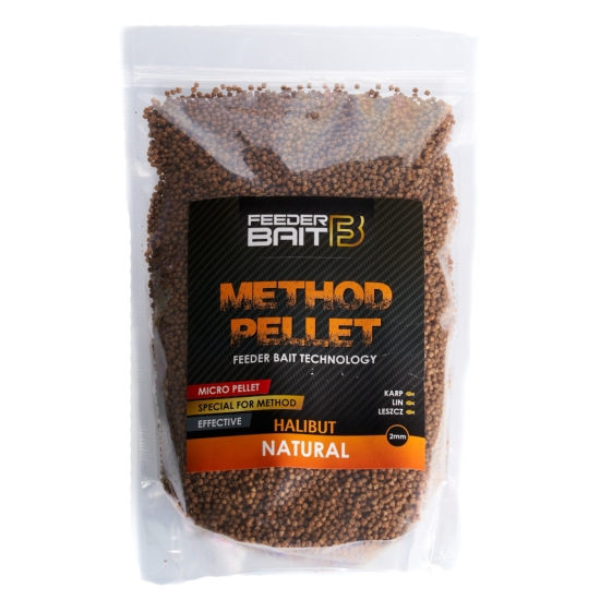 FEEDER BAIT pellet 2mm NATURAL HALIBUT