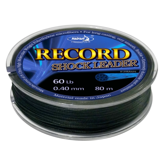 Katran Record Braided Shock-Leader 60lb 80m