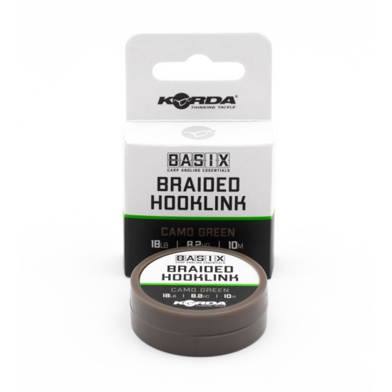 Korda Basix Braided Hooklink 25lb 10m