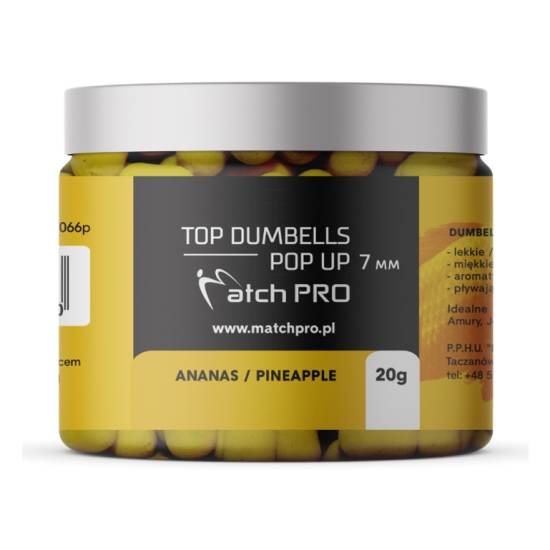 MATCH PRO TOP DUMBELLS POP-UP PINEAPPLE 7mm / 20g