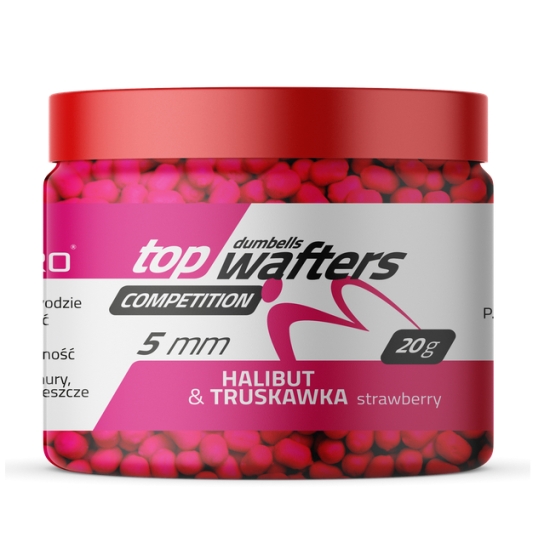 MATCHPRO TOP DUMBELLS WAFTERS HALIBUT & STRAWBERRY 5x6mm 20g