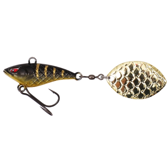 Wirujący ogonek Mikado M-Tail 7,0cm Black Tiger