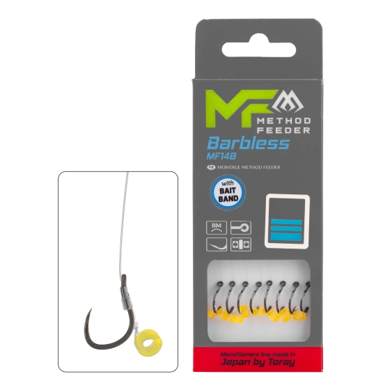 Mikado przypon MF14 z gumka hak bez zadziora