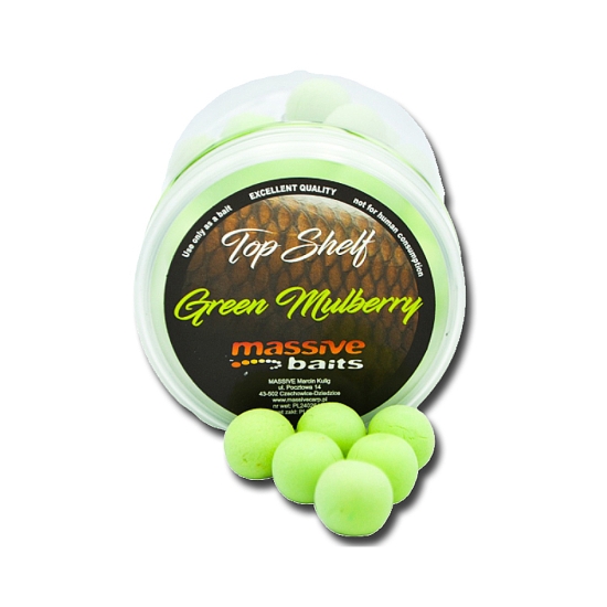 Massive Baits Pop-Up's Green Mulberry 14mm