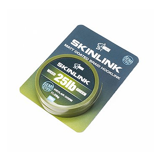 NASH plecionka w otulinie SKINLINK SEMI-STIFF 25LB Weed