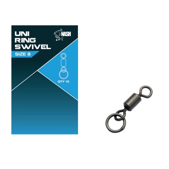 NASH Uni Ring Swivel size 8 / 10szt.