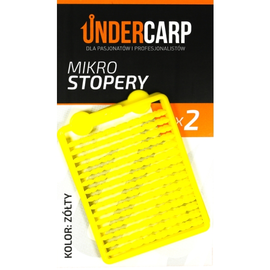 UnderCarp Mikro stopery - Żółte