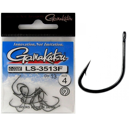 GAMAKATSU LS-3513F #6/14szt HOOKS BLACK