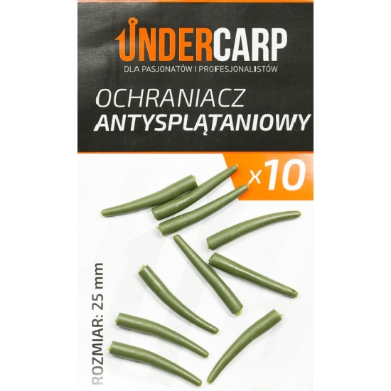 UnderCarp Ochraniacz antysplątaniowy zielony 25 mm   /10szt.