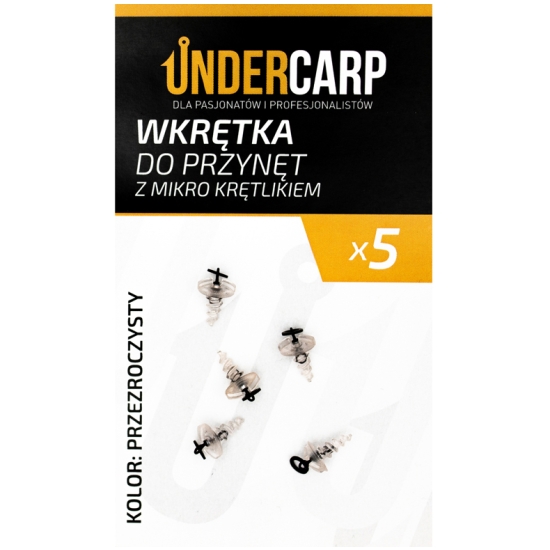 UnderCarp Wkrętka do przynęt z mikro krętlikiem