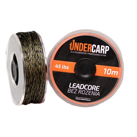 UnderCarp Leadcore bez rdzenia 10 m/45 lbs - zielony
