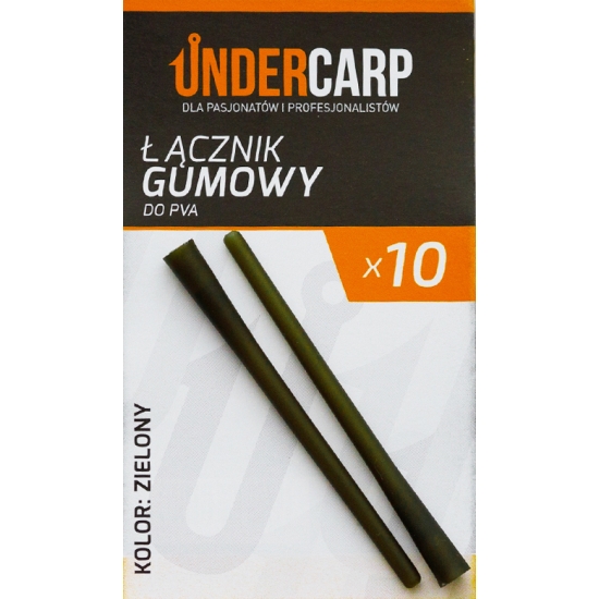 UnderCarp Łącznik gumowy do Pva zielony 10 szt.