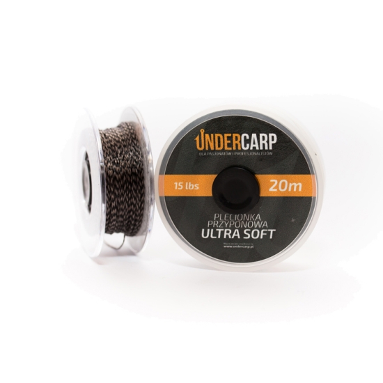 UnderCarp ULTRA SOFT 20 m/15 lbs  - brąz