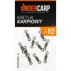 UnderCarp Krętlik karpiowy 8  / 10szt.