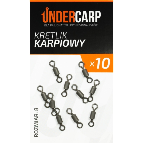 UnderCarp Krętlik karpiowy 8  / 10szt.