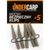 UnderCarp Mocny bezpieczny klips - zielony  /  5 szt.