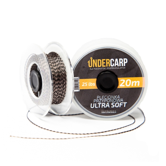 UnderCarp ULTRA SOFT 20 m/25 lbs  - brązowa