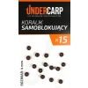 UnderCarp Koralik samoblokujący – brązowy 4mm