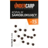 UnderCarp Koralik samoblokujący – brązowy 6mm